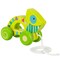Orange Tree Toys: Pull Along: Chameleon - Wooden Toy, Colorful Wheeled Character, Encourage First Steps, FSC Certified, Toddler & Kids Ages 1+